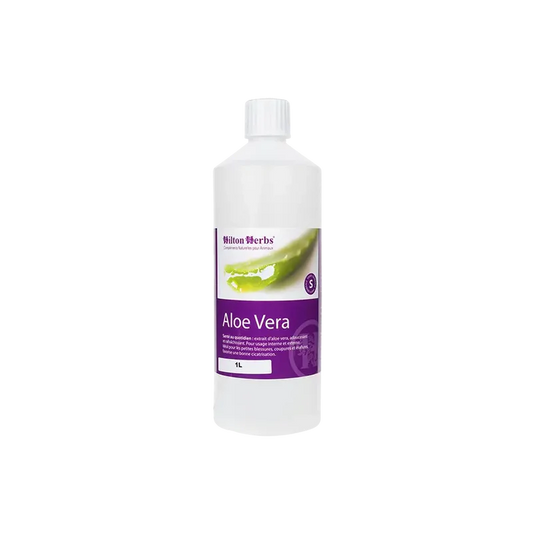 Complément alimentaire et produit de soin Aloe Vera liquide - Chiens, chats et chevaux + Hitlon Herbs - 1 litre 