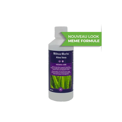 Complément alimentaire et produit de soin Aloe Vera liquide - Chiens, chats et chevaux + Hitlon Herbs - 500ml 