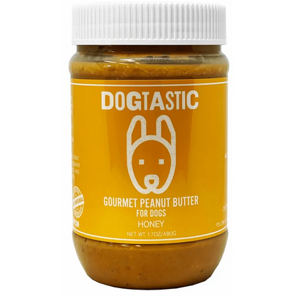 Beurre de cacahuètes pour chiens - Dogtastic - Miel - 480 grammes 