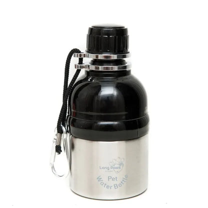 Gourde pour chiens pratiques - Pas de perte d'eau - Long Paws - 250ml - Argent 