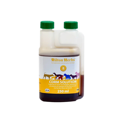 Complément alimentaire liquide naturel piour chien - Santé neurologique, pelvienne et circulatoire - Hilton Herbs - 250ml 