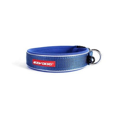 Collier pour chiens ultra confort avec sa doublure néoprène - Neo Classic -Eydog - Différents coloris - 5 tailles - Bleu 