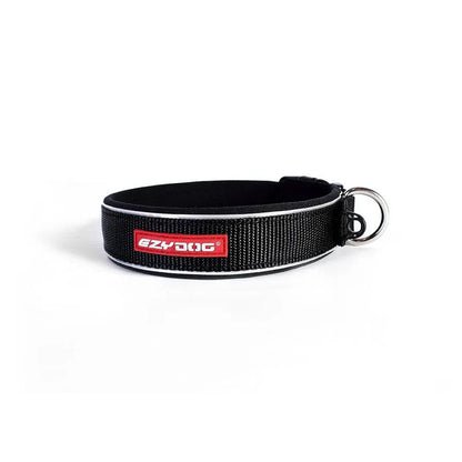 Collier pour chiens ultra confort avec sa doublure néoprène - Neo Classic -Eydog - Différents coloris - 5 tailles - Noir 
