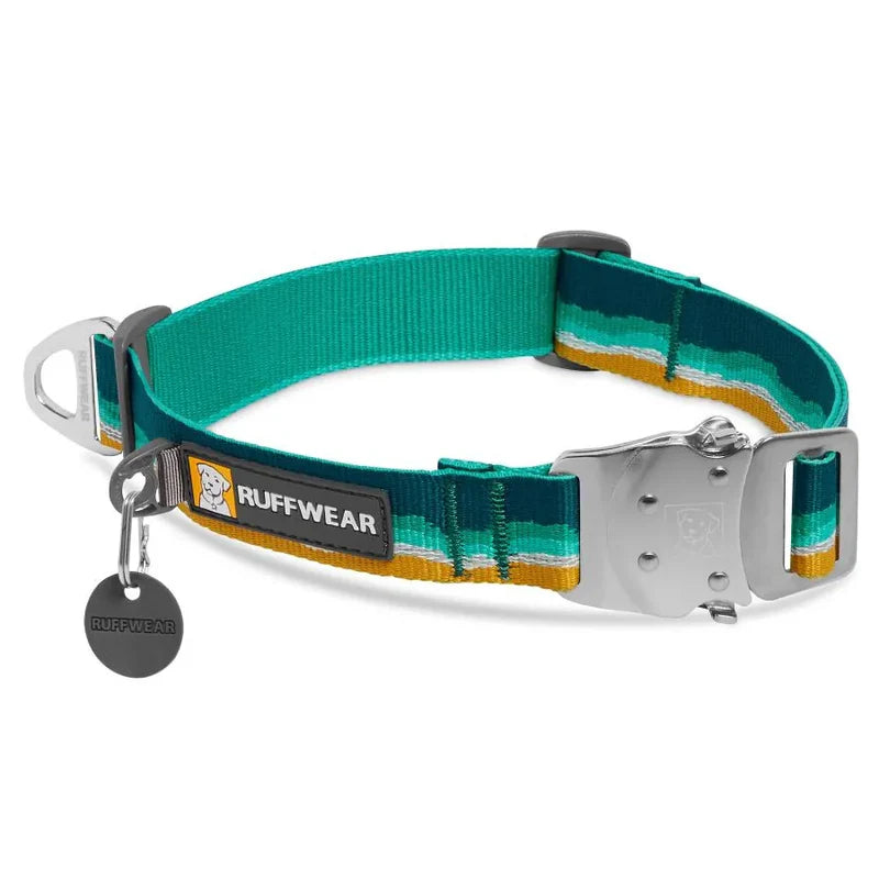 Collier pour chiens - Top-Rope - Ruffwear - Avec fermoir de sécurité - 2 coloris - 3 tailles - Bleu