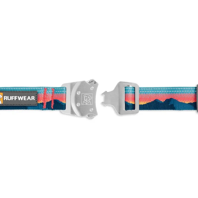 Collier pour chiens - Top-Rope - Ruffwear - Avec fermoir de sécurité - 2 coloris - 3 tailles - Orange - Détails