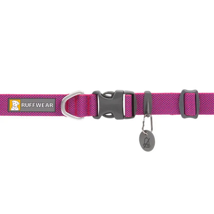 Collier pour chiens ultraléger et minimaliste - Hi & Light Ruffwear - Anneau et silencieux de médaille 