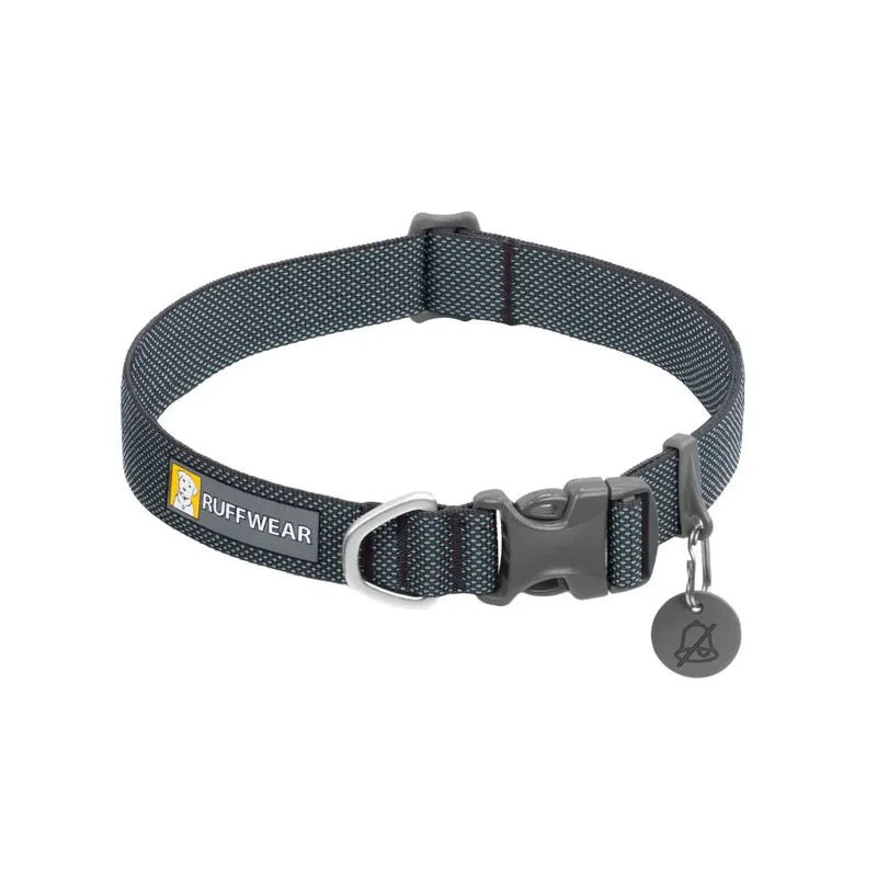 Collier pour chiens ultraléger et minimaliste - Hi & Light Ruffwear - Gris 