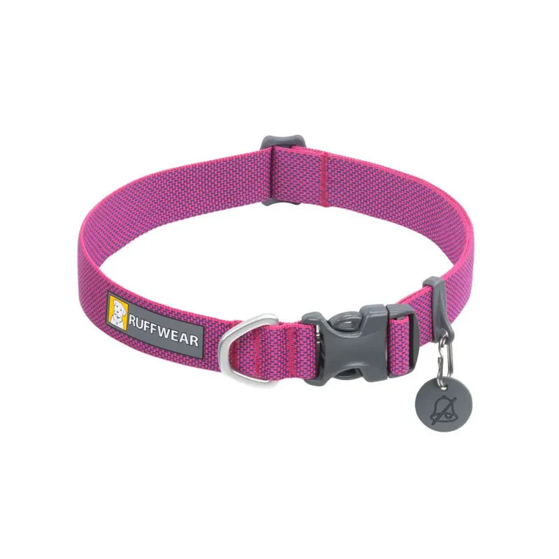 Collier pour chiens ultraléger et minimaliste - Hi & Light Ruffwear - Rose 