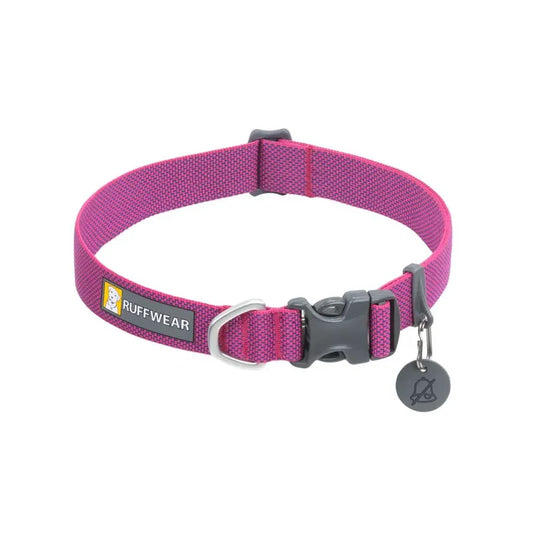 Collier pour chiens ultraléger et minimaliste - Hi & Light Ruffwear - Rose 