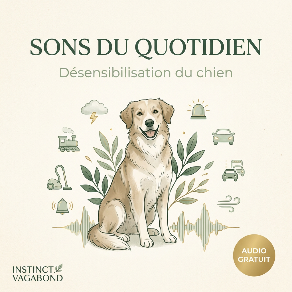 Couverture du fichier audio de désensibilisation pour chien