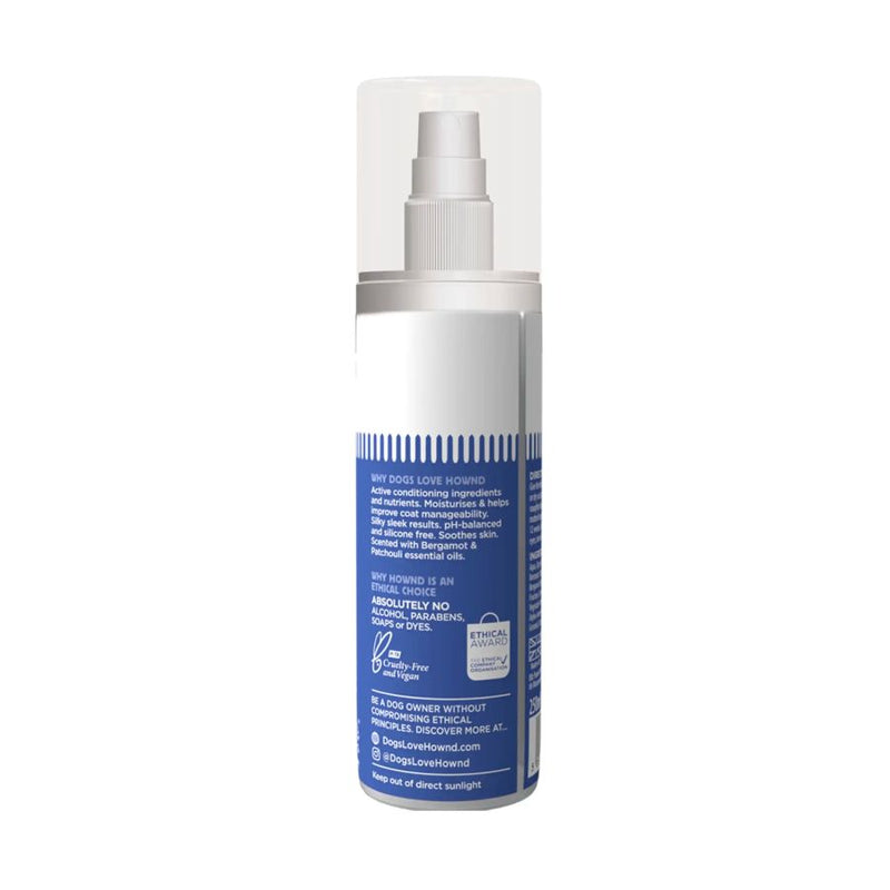 Démêlant pour chiens naturel 250ml - Hownd - Vegan & Cruelty Free - Ingrédients. 