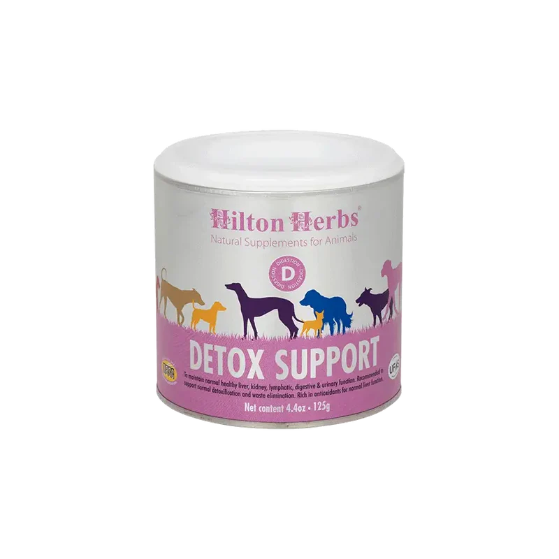 Complément alimentaire naturel pour chiens - Plantes séchées - 125 gr - Drainage foie et reins - Hilton Herbs 
