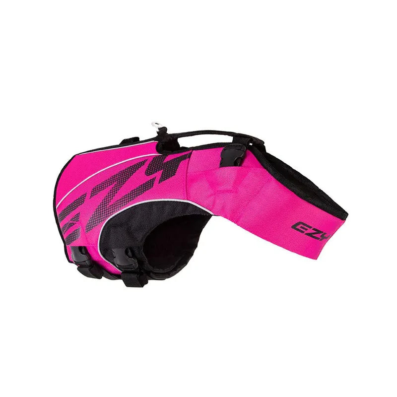 Gilet de sauvetage pour chiens - Gilet de flottaison - Aide à la nage - Sécurité sports aquatiques canins - DFD X2 Boost - Ezydog - Rose 