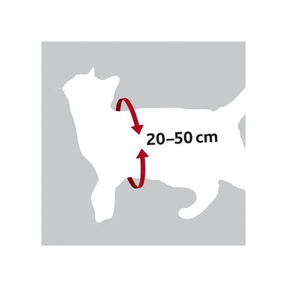 Harnais pour chats pour la sécurité en voiture - Rouge - Trixie - Taille