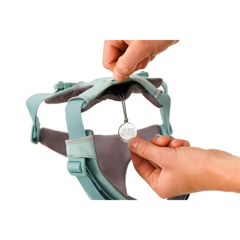 Harnais pour chiens - Front range- Ruffwear - 3 coloris - 4 tailles - Idéal randonnée et promenade - Pochette à scratch pour la médaille 