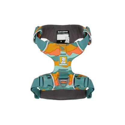 Harnais pour chiens - Front range- Ruffwear - 3 coloris - 4 tailles - Idéal randonnée et promenade - Vue dessus avec attache pour lumière 