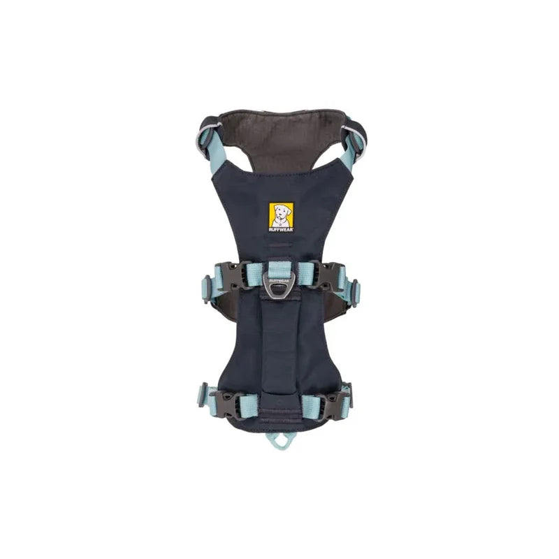 Harnais pour chiens léger et confortable, pliable - Flagline - Ruffwear - 2 coloris - 4 tailles - Gris basalt - Vue de dessus 