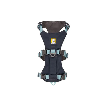 Harnais pour chiens léger et confortable, pliable - Flagline - Ruffwear - 2 coloris - 4 tailles - Gris basalt - Vue de dessus 