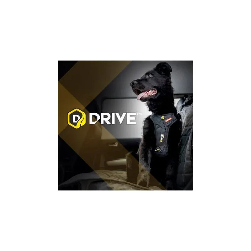 Harnais pour chiens pour la sécurité en voiture - Testé en crash test - Solide résistant confortable - Drive Car Harness Ezydog - Voyage vacances en road-trip