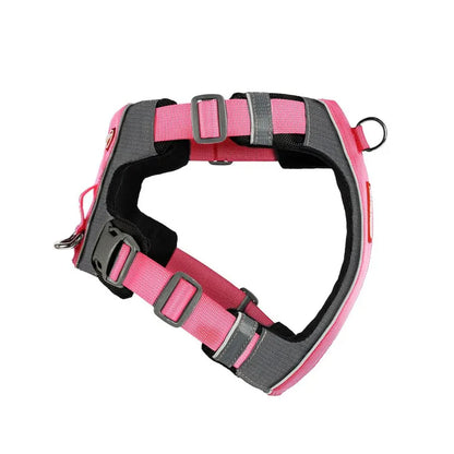 Harnais pour chiens confortable - X-Link -Ezydog - 5 tailles - 2 couleurs - 2 points d'attache pour la laisse - Vue côté 