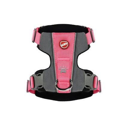 Harnais pour chiens confortable - X-Link -Ezydog - 5 tailles - 2 couleurs - 2 points d'attache pour la laisse - Vue dessus 