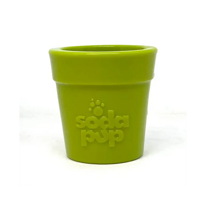 Jouet à mâcher pour chien - Flower Pot Sodapup - Vert