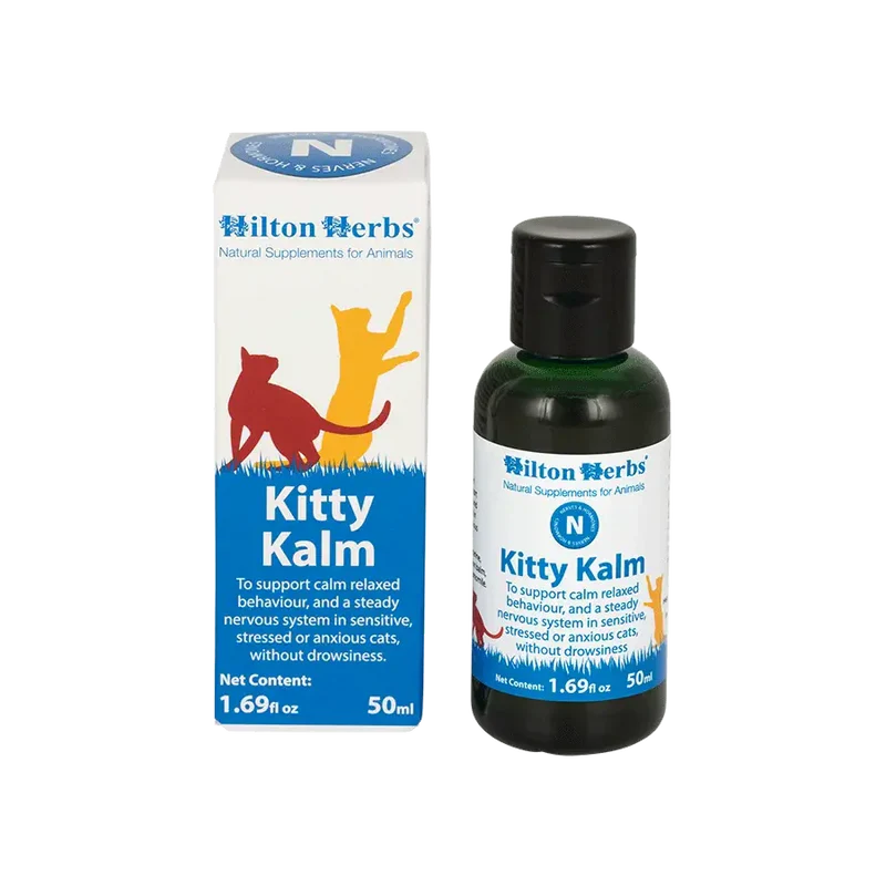 Complément alimentaire naturel liquide pour chats - Antistress - Hilton Herbs