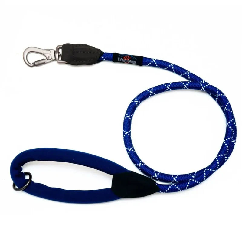 Laisse pour chiens - Comfort - Long Paws - 120cm - Bleue