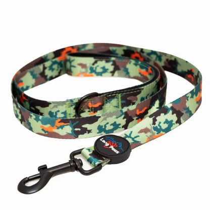 Laisse pour chiens en matériaux recyclée - Earth Friendly - Camouflage - 150cm - Long Paws