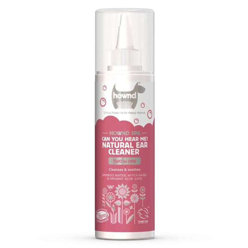Nettoyant pour oreilles des chiens, vegan & Cruelty Free - Can You Hear Me - Hownd - 250ml