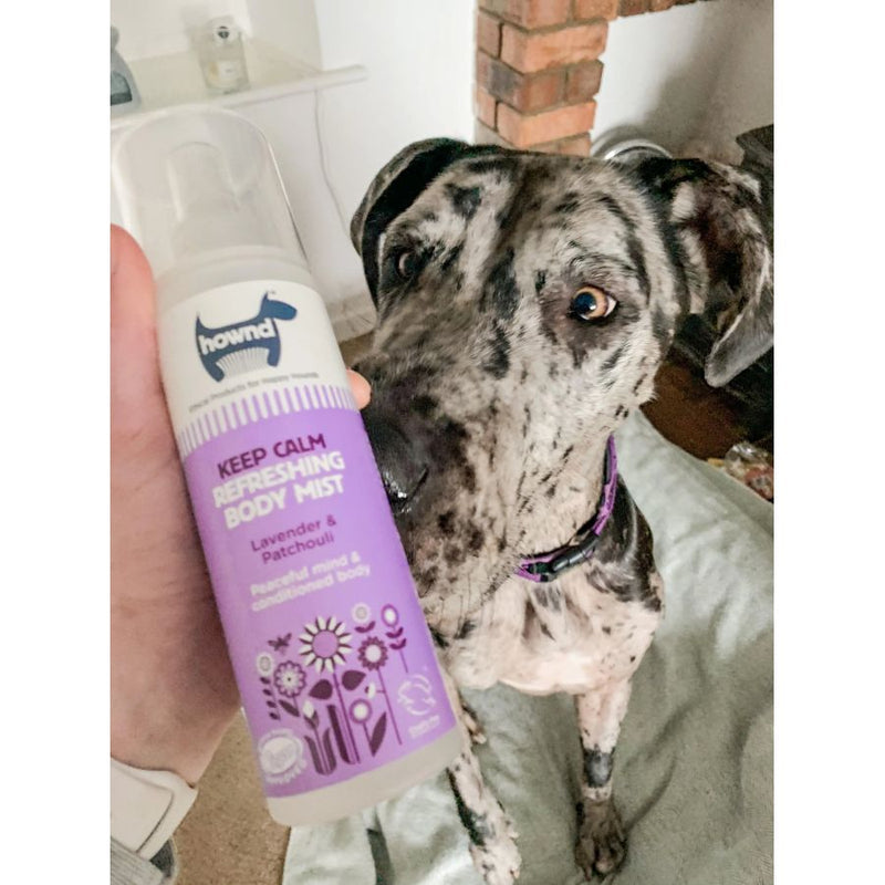 Parfum apaisant pour chiens - Keep Calm Hownd - 250ml - Lavande et Patchouli - Toilettage