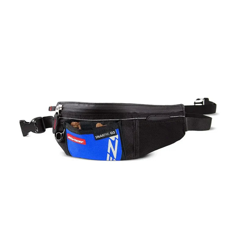 Pochette à friandises pour chiens - Éducation canine positive - SnakPak Go - Ezydog - 4 couleurs - Bleu 