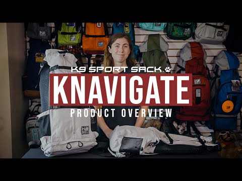 Vidéo de présentation du sac à dos pour chiens Knavigate K9 Sport Sack 