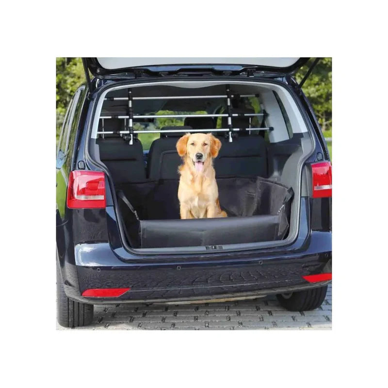 Grande protection de coffre de voiture pour chiens - Trixie - Pour des voyages avec un chien confortable et une voiture propre - Se referme pour former un rectangle 
