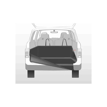 Grande protection de coffre de voiture pour chiens - Trixie - Pour des voyages avec un chien confortable et une voiture propre - Schéma 