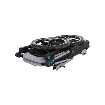 Remorque de vélo pour chiens jusqu'à 15kg - Trixie- Sans option poignée poussette - Vue complète pliée 