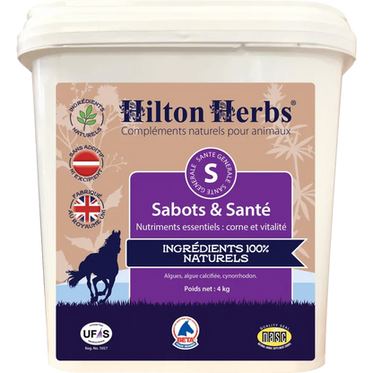 CMV Complément Minéral et Vitaminé pour chevaux - Corne sabots et vitalité - Hilton Herbs - 4kg