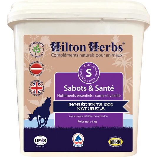 CMV Complément Minéral et Vitaminé pour chevaux - Corne sabots et vitalité - Hilton Herbs - 4kg