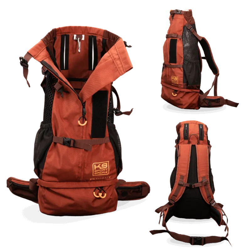 Sac à dos de randonnée pour chiens - Knavigate - k9Sport Sack - Vue 3 côtés 