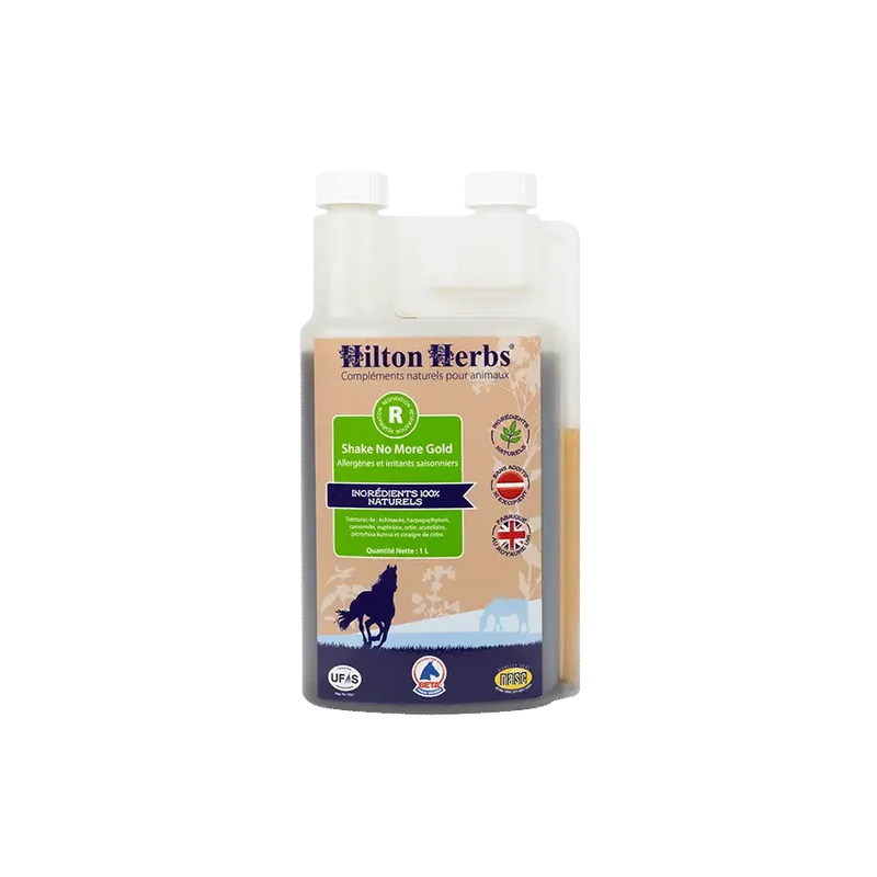Complément alimentaire liquide pour chevaux - Allergies et soleil - Hilton Herbs - 1 litre