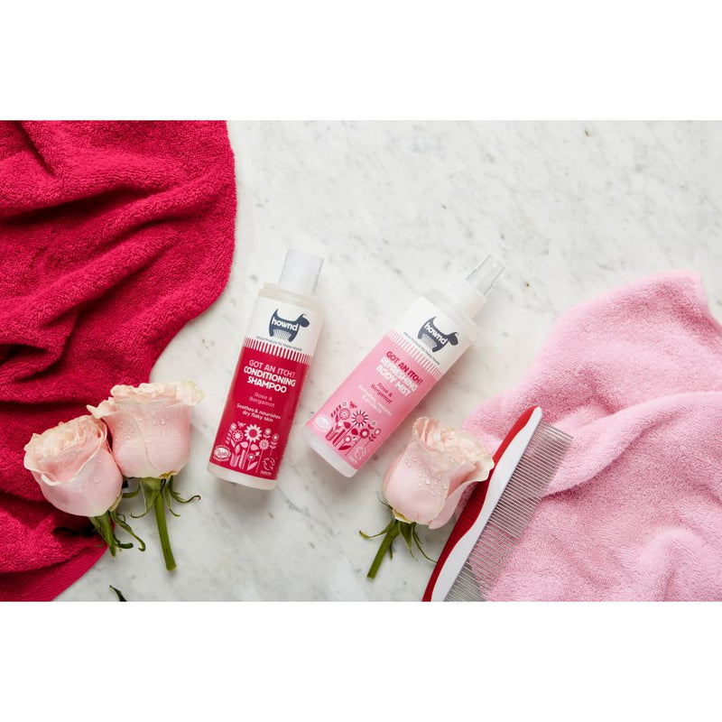 Shampoing pour chiens, chats et chevaux - Anti-démangeaisons - Got An Itch Hownd - 250ml - A associer avec le parfum pour chiens. 