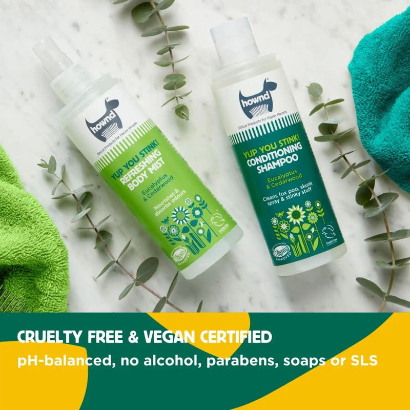 Shampoing pour chiens qui puent - Hownd - 250ml - Vegan & Cruelty Free - A associer avec le parfum pour chiens 