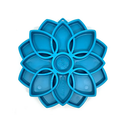 Tapis de léchage pour chiens - Mandala Sodapup - Bleu