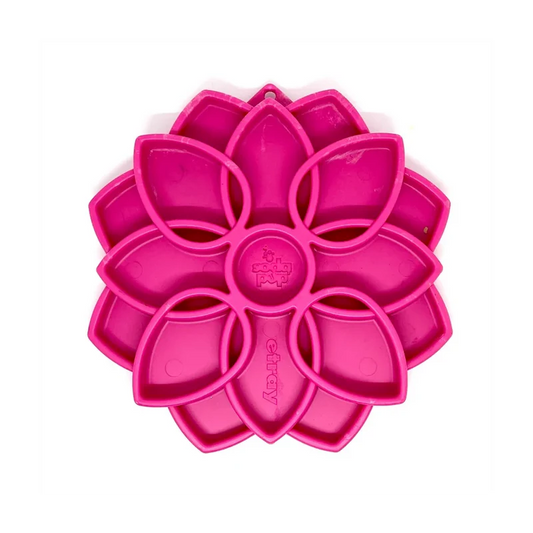 Tapis de léchage pour chiens - Mandala Sodapup - Rose 