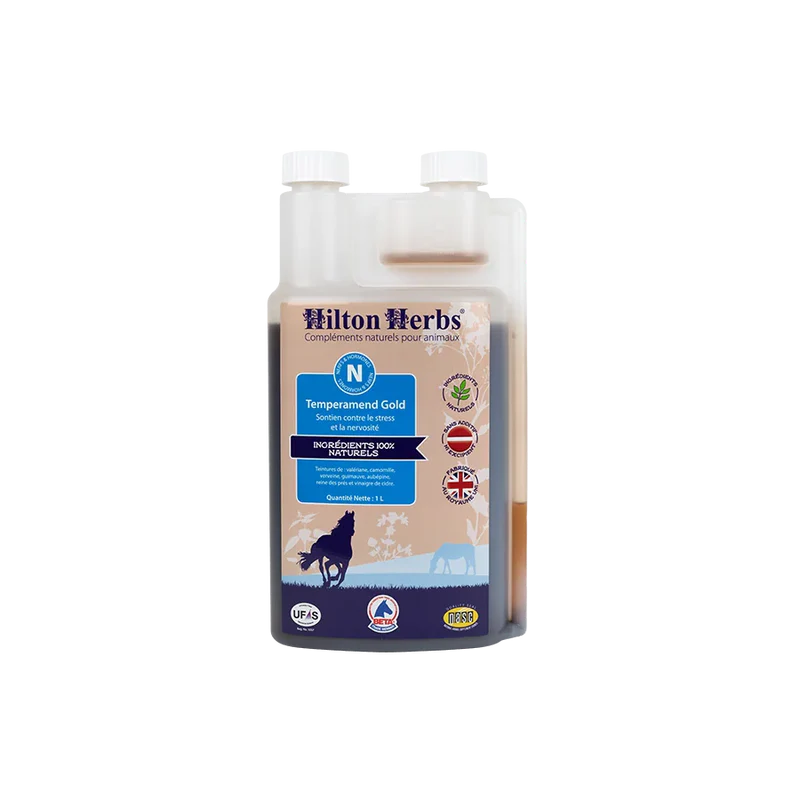 Complément alimentaire naturel liquide pour chevaux - Antistress - Hilton Herbs