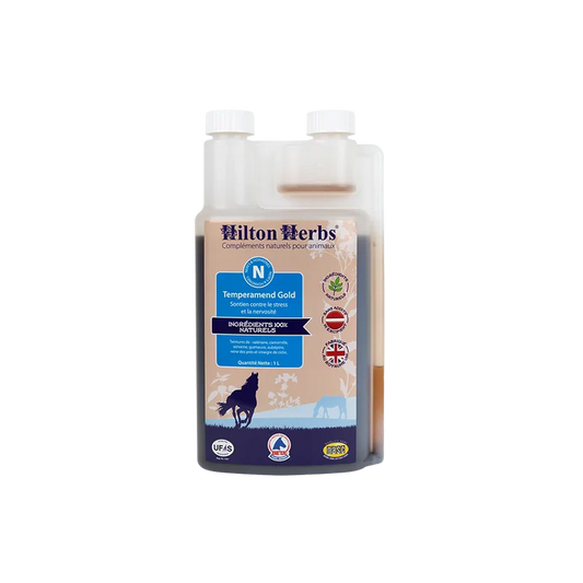 Complément alimentaire naturel liquide pour chevaux - Antistress - Hilton Herbs