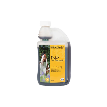 Tick X First Response Hilton Herbs - Complément morsure tique cheval 500ml