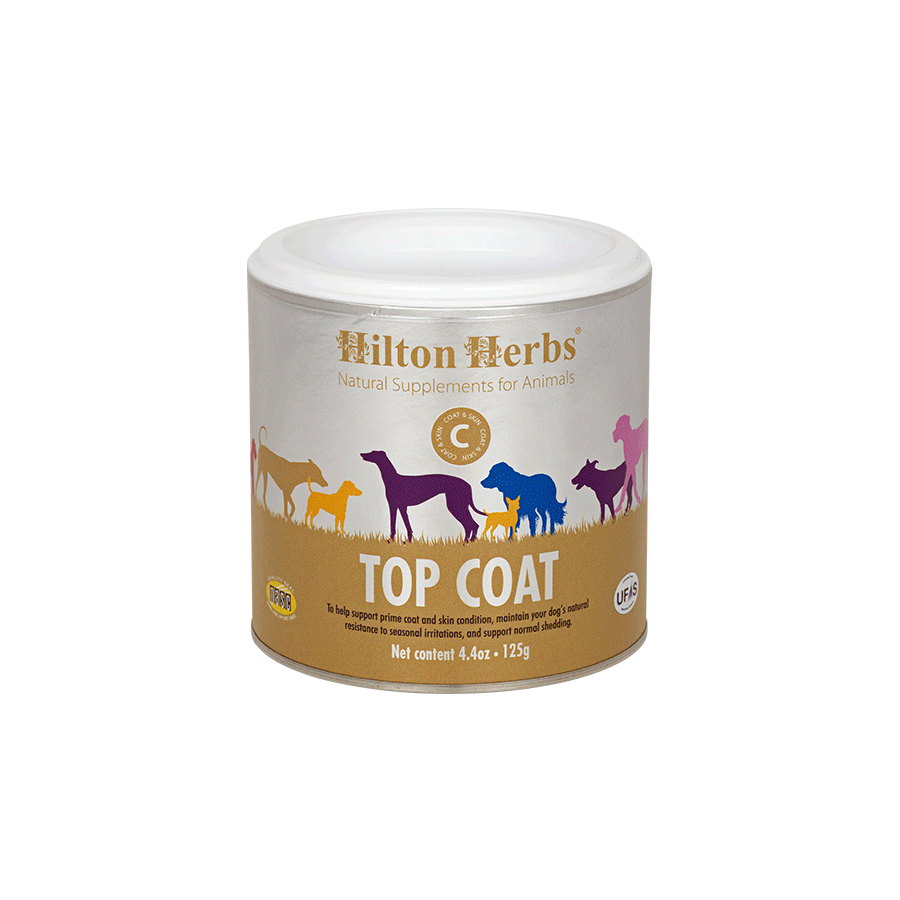 Top Coat Hilton Herbs – Complément peau et poil pour chien 250ml