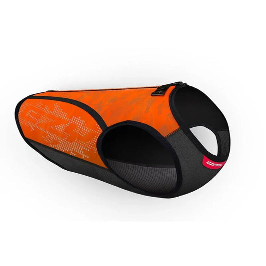 Veste pour chiens coupe-vent avec maintien de chaleur grâce à sa conception unique - Thermax Ezydog - Prêt du corps - 2 coloris - 4 tailles - Orange